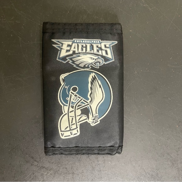 Philadelphia eagle trifold Velcro wallet NFL - Picture 1 of 7